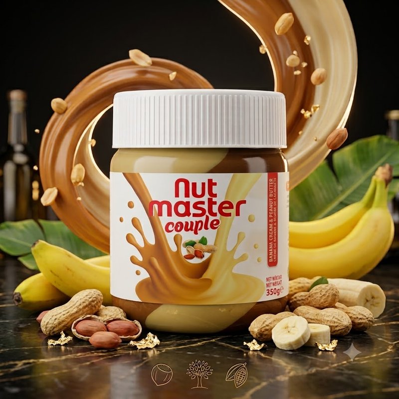 Nut Master Couple Banana Cream & Peanut Butter