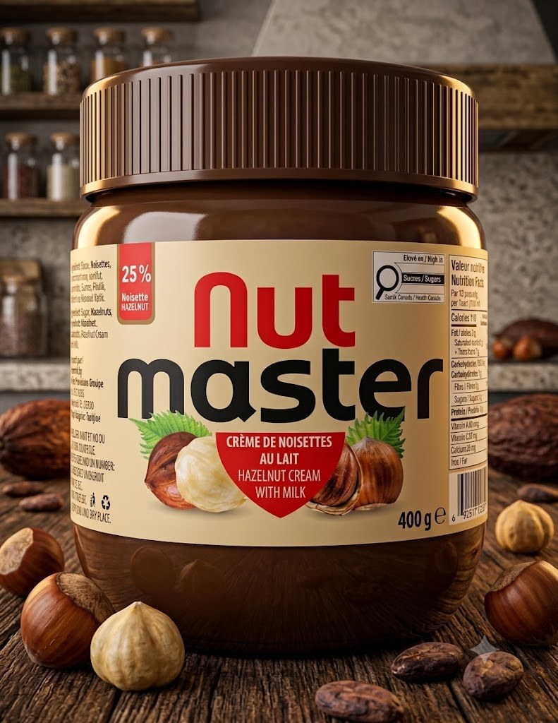 Nut Master Hazelnut Cream With Milk 25%