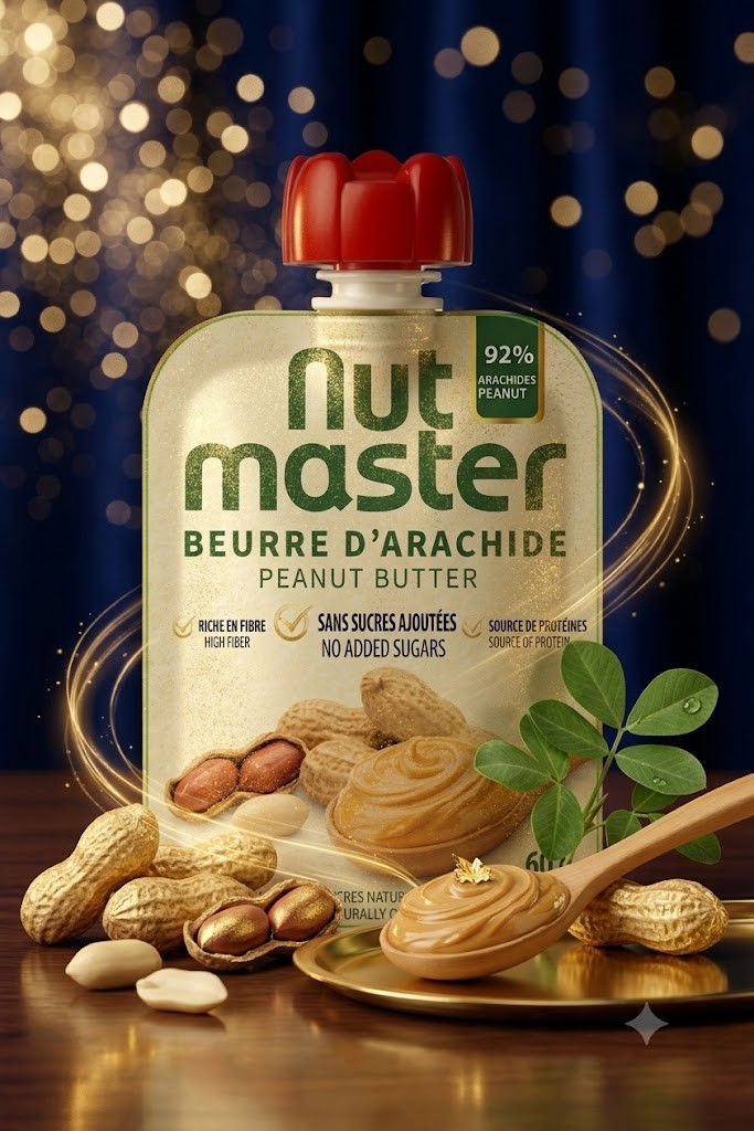 Nut Master Peanut Butter 92% Doypack