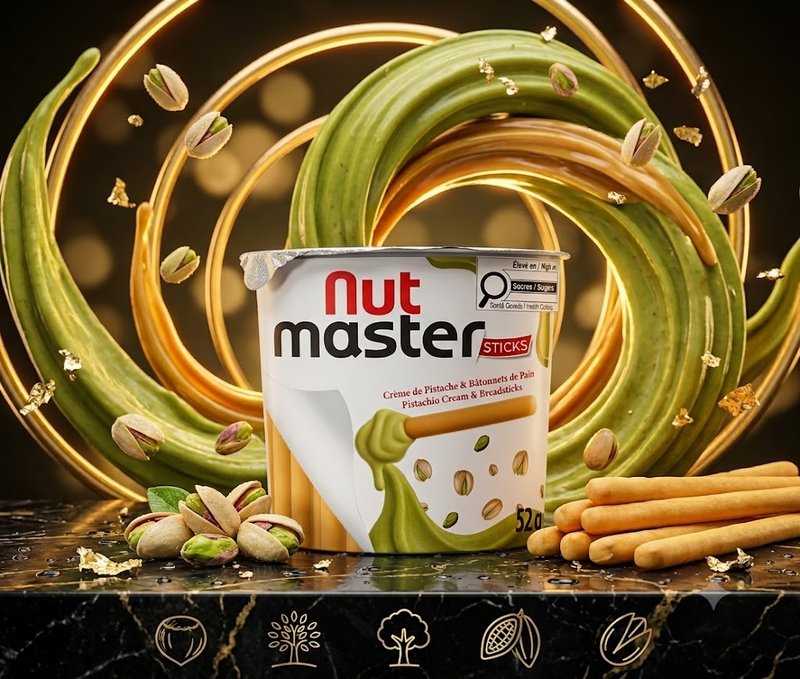 Nut Master Pistachio Cream & Breadsticks