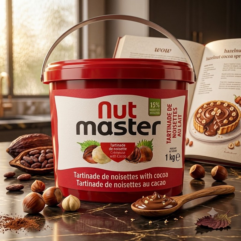 Nut Master Hazelnut Spread With Cacao 1kg