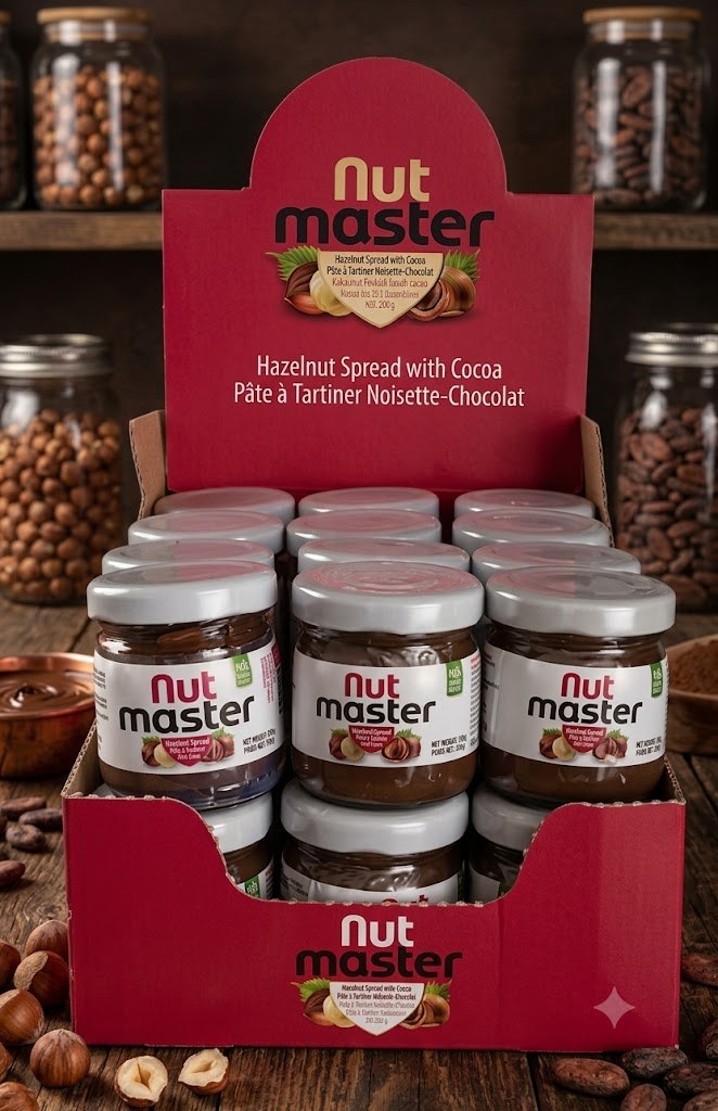 Nut Master Hazelnut Spread With Cacao 35g