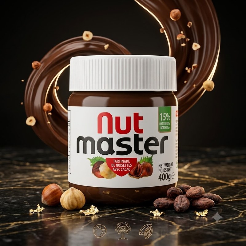 Nut Master Hazelnut Spread With Cacao 400g