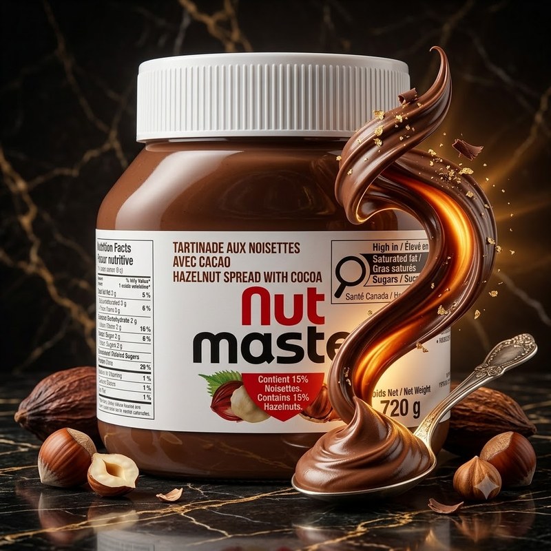 Nut Master Hazelnut Spread With Cacao 720g