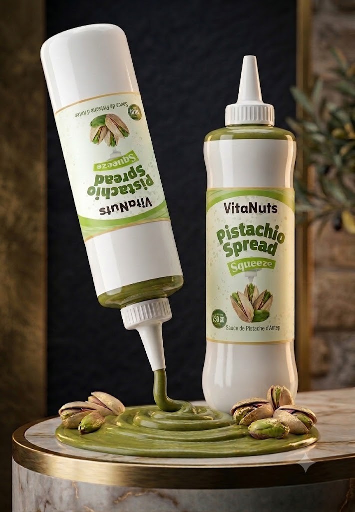 VitaNuts Pistachio Spread Squeeze, 250g and 900g